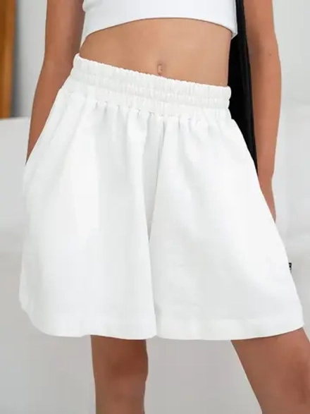 Шорты юбка для девочки, плотные