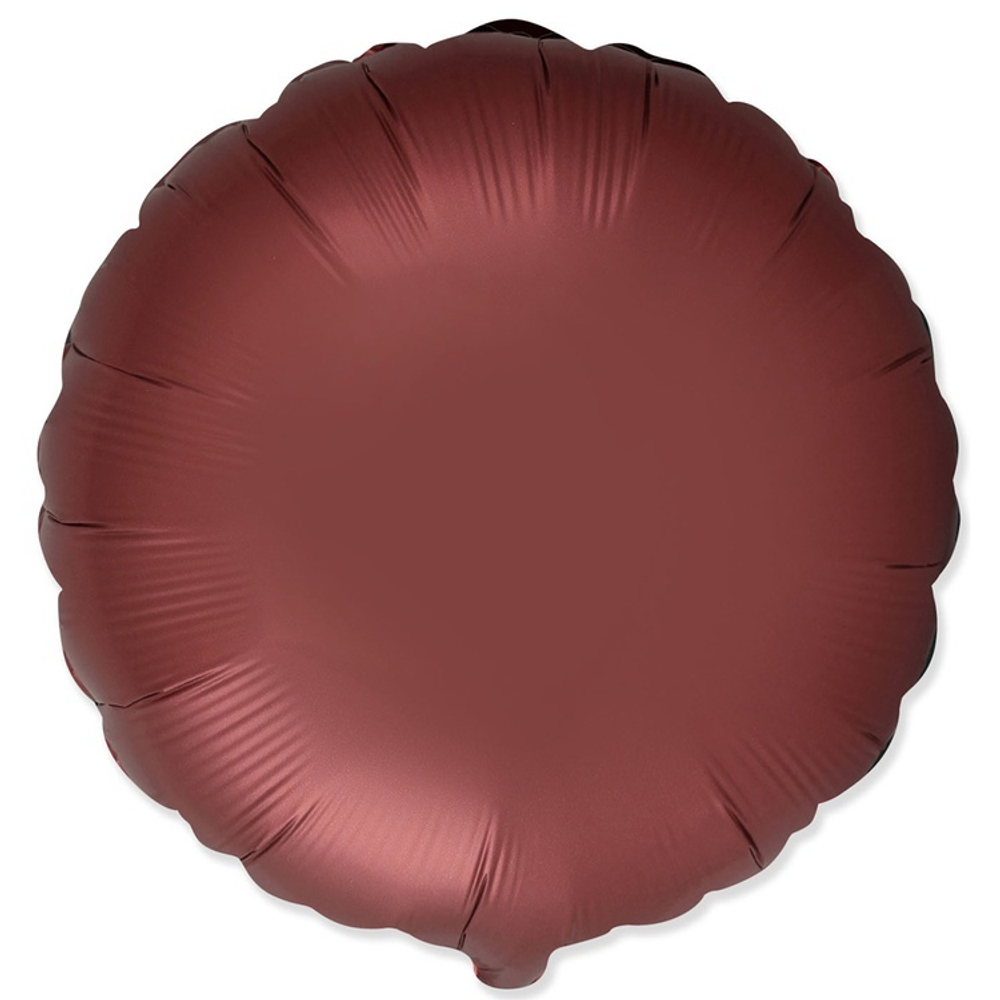 Фольгированная фигура, круг 18"/46СМ Сатин Rooibos