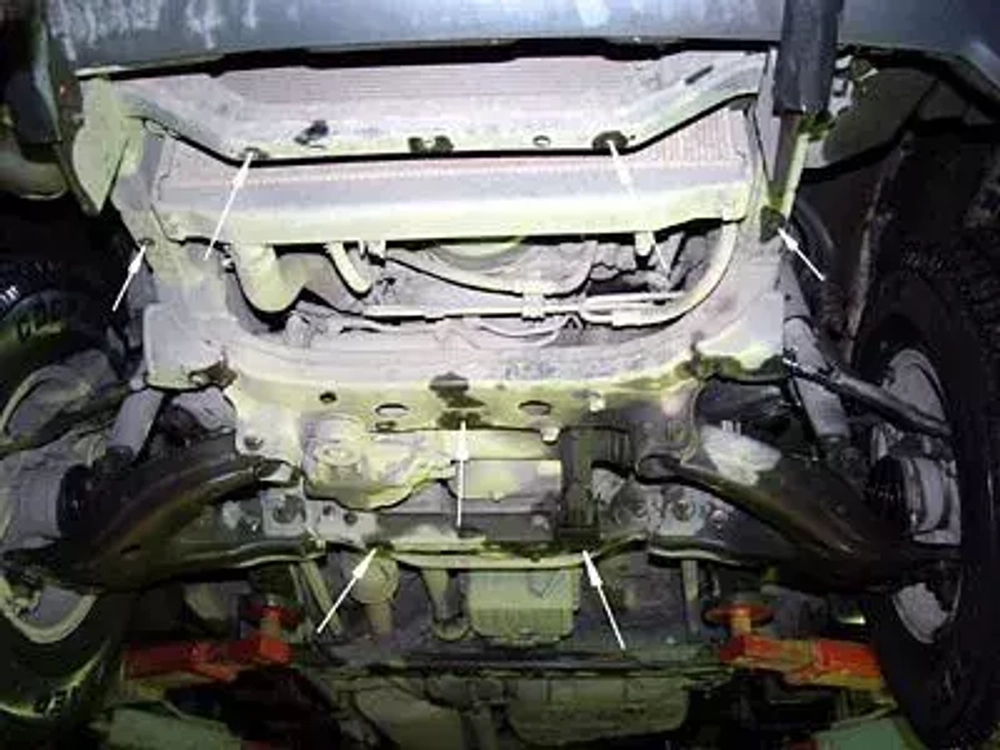 Защита картера Sheriff для Toyota Land Cruiser 100 1998-2007 арт.24.0530