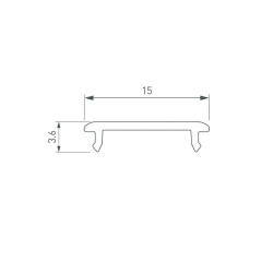 Экран SL-W14-3000 OPAL (Arlight, Пластик) 061614