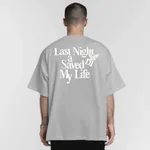 Купить Футболка Dissident Last Night DJ серая Футболка Dissident Last Night DJ серая