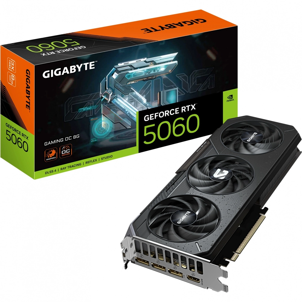 Видеокарта Gigabyte RTX5060 GAMING OC 8GB GDDR7 (GV-N5060GAMING OC-8GD)