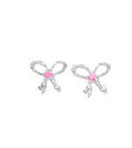 серьги ribbon earrings