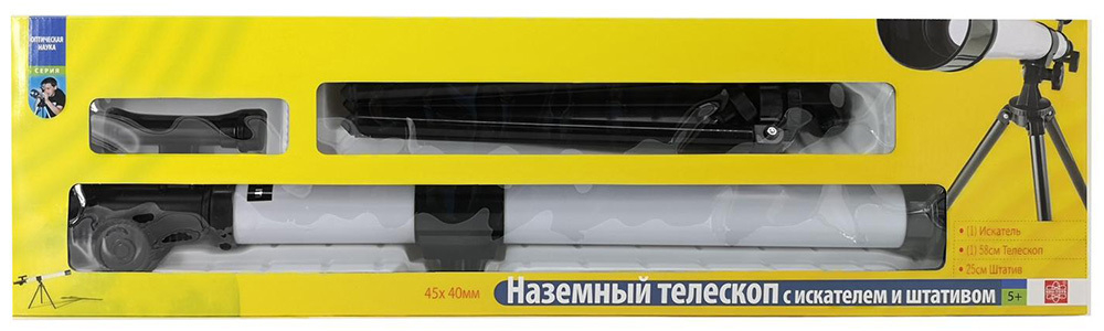 Телескоп игрушечный EDU-TOYS 45x (TS803)