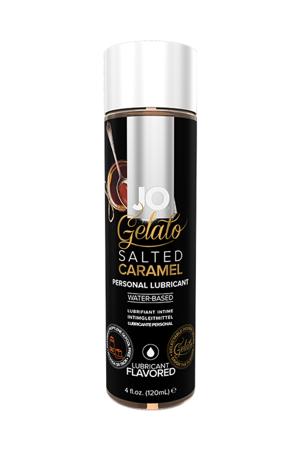 Вкусовой лубрикант "Соленая карамель" / JO Gelato Salted Caramel 4oz - 120 мл.