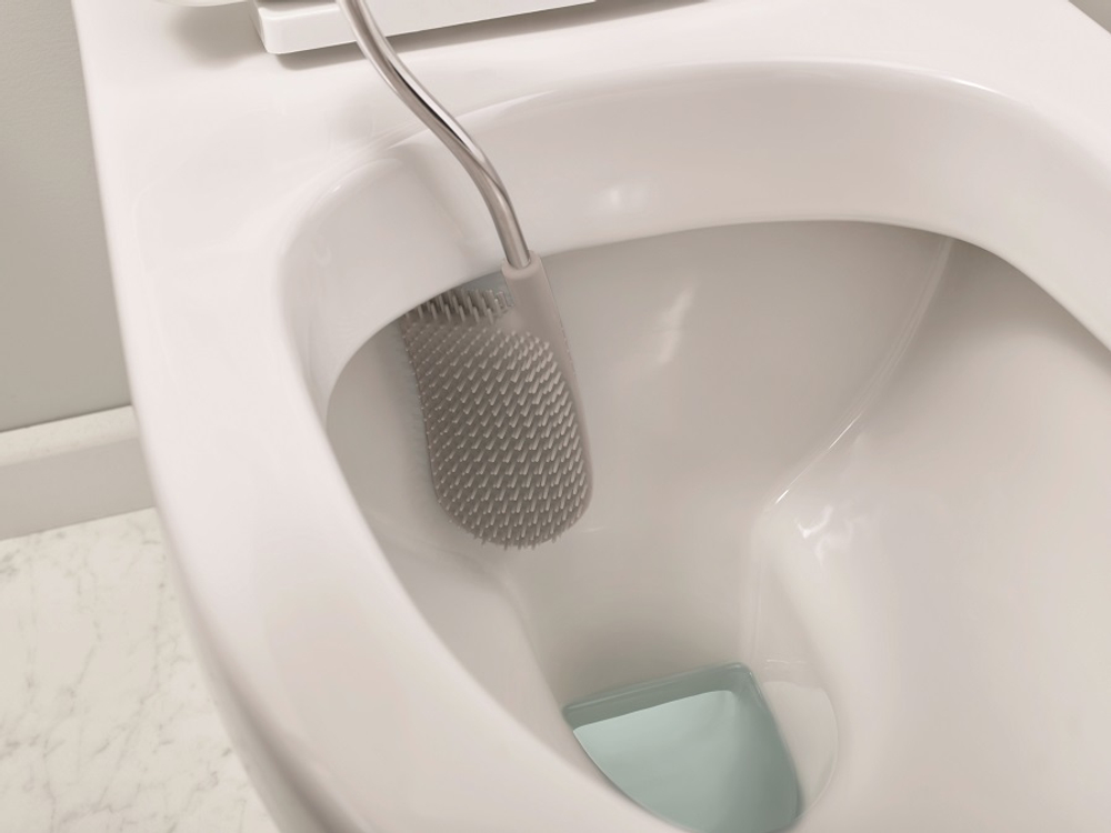 Ёршик для унитаза с отсеком для хранения Flex™ Plus серый, Joseph Joseph