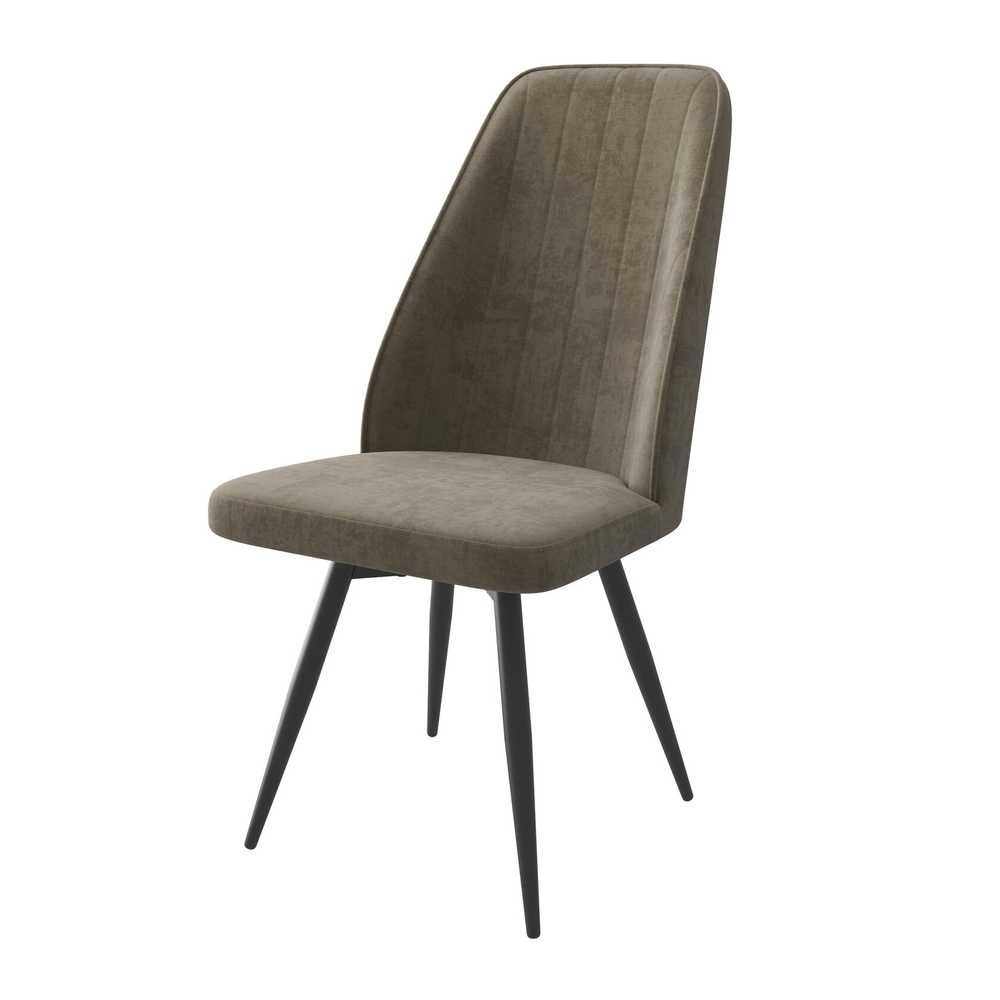 Стул LEONARD M-R1, b05 LATTE LUX/ЧЕРНЫЙ