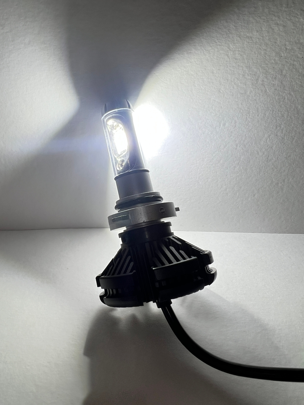 HB4 (9006) / Автомобильные светодиодные лампы, HB4 (9006), 50W, 6000 Lm, 12 вольт, с радиаторным охлаждением, X3 Led Headlight ZES, ИКС ТРИ, TG (2 шт. / комплект)