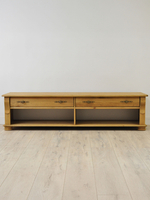 Тумба под телевизор Сюзанна, 160 см, с ящиками, бейц