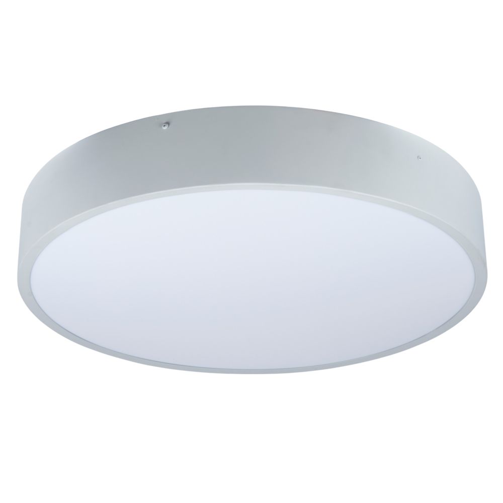 ULO-K40A 60W-4000К-R60 IP40 LIGHT GREY Светильник светодиодный накладной. Белый свет 4000K. Диаметр 600мм. Корпус светло-серый. ТМ Uniel