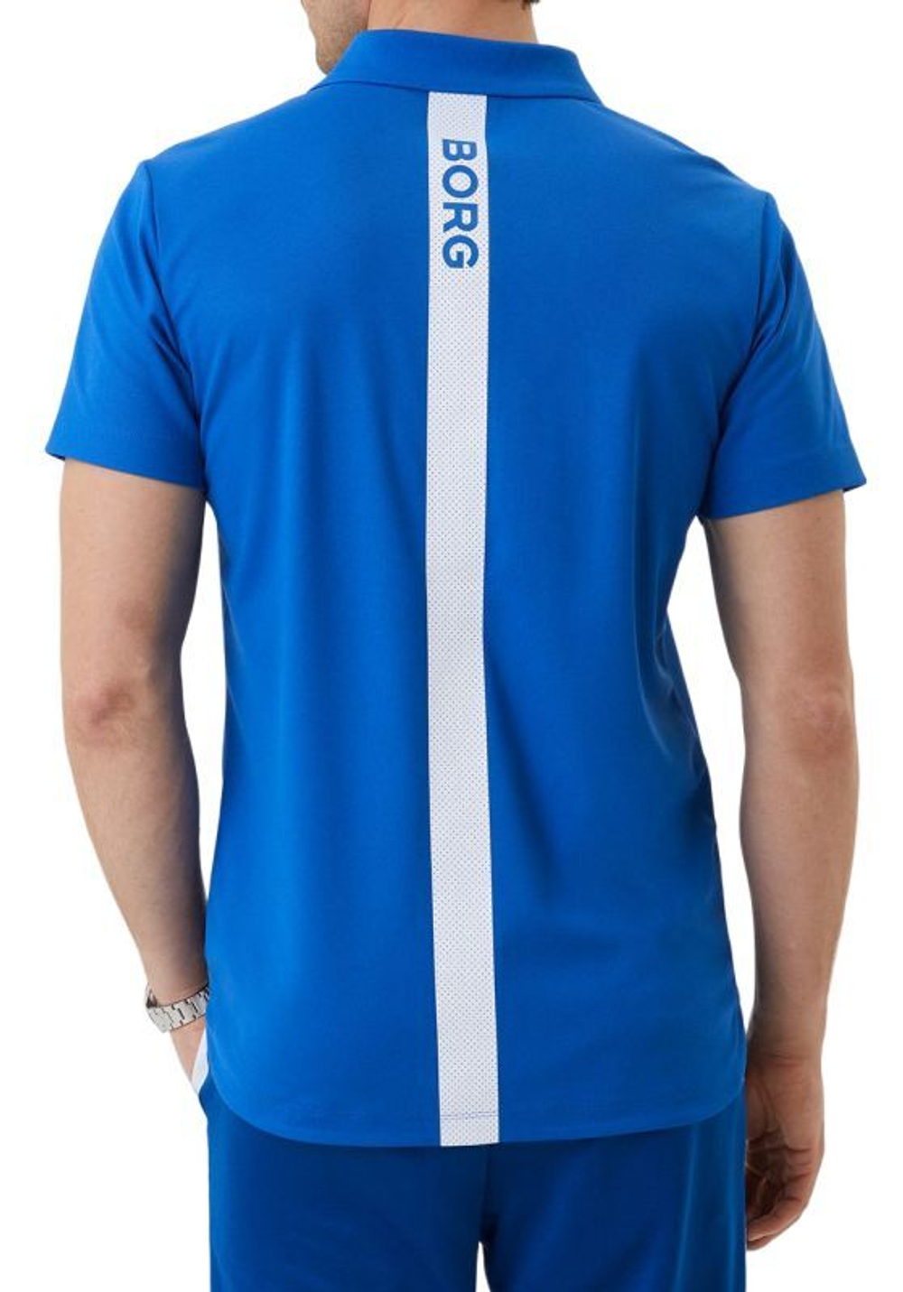 Мужское теннисное поло Björn Borg Ace Polo - naturical blue