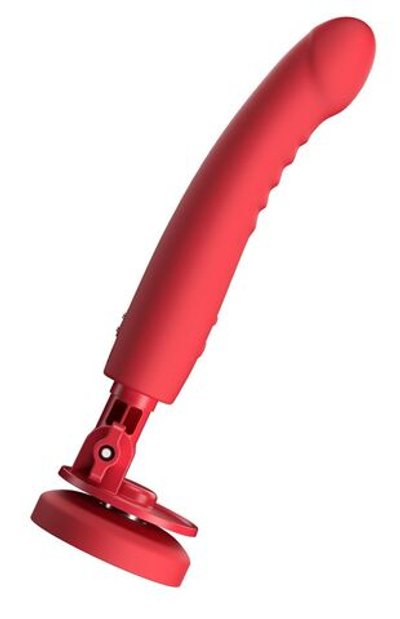 Красный вибратор Mission 2 с технологией Touch-Sense - 20 см. (Цвет: красный)