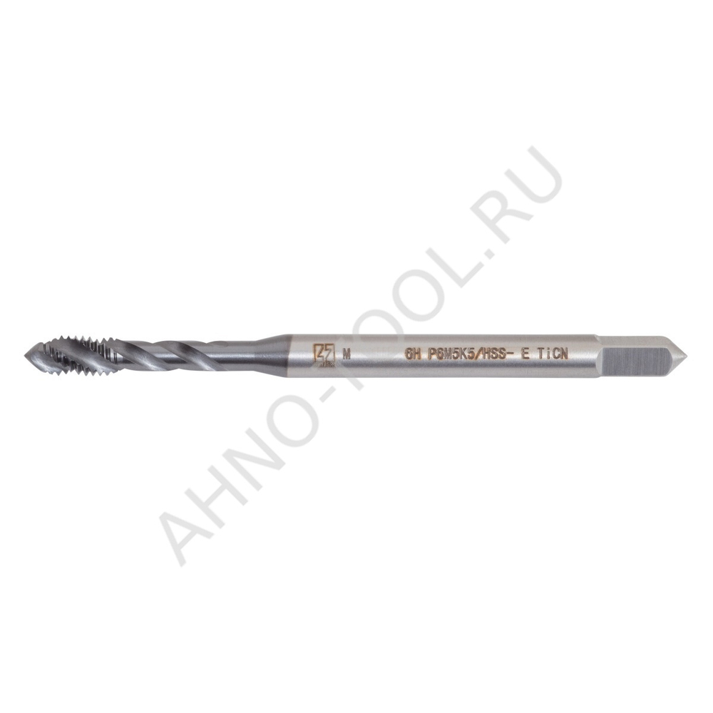 Метчик м/р  М2,0х0,4 Р6М5К5/HSS-E DIN371 TiCN, с винтовой канавкой, ТОЧИНТЕХ