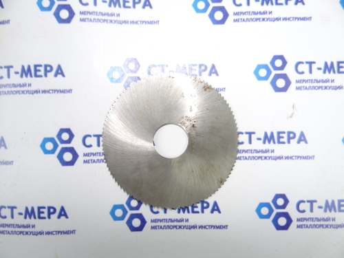 Фреза отрезная по металлу 63х0.5х16мм. z=100 Р6М5 без фаски без ш/п