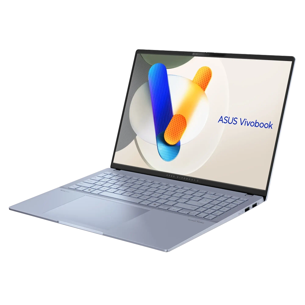 Ноутбук Asus/Vivobook S16 S5606CA-RI140/1y/Core Ultra 7/255H/2 GHz/32 Gb/PCIe NVMe SSD/1000 Gb/No ODD/Graphics/Arc/256 Mb/16 ''/2880x1800/FreeDos/120Hz refresh rate/VESA CERTIFIED Display HDR True Black 600/cyan