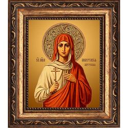 Анастасия Латрская святая. Икона на холсте.