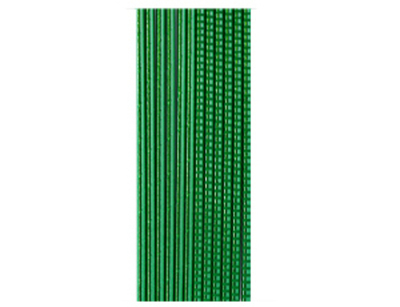 Трубочки для коктейля фольгированные, Мятный, 12 шт