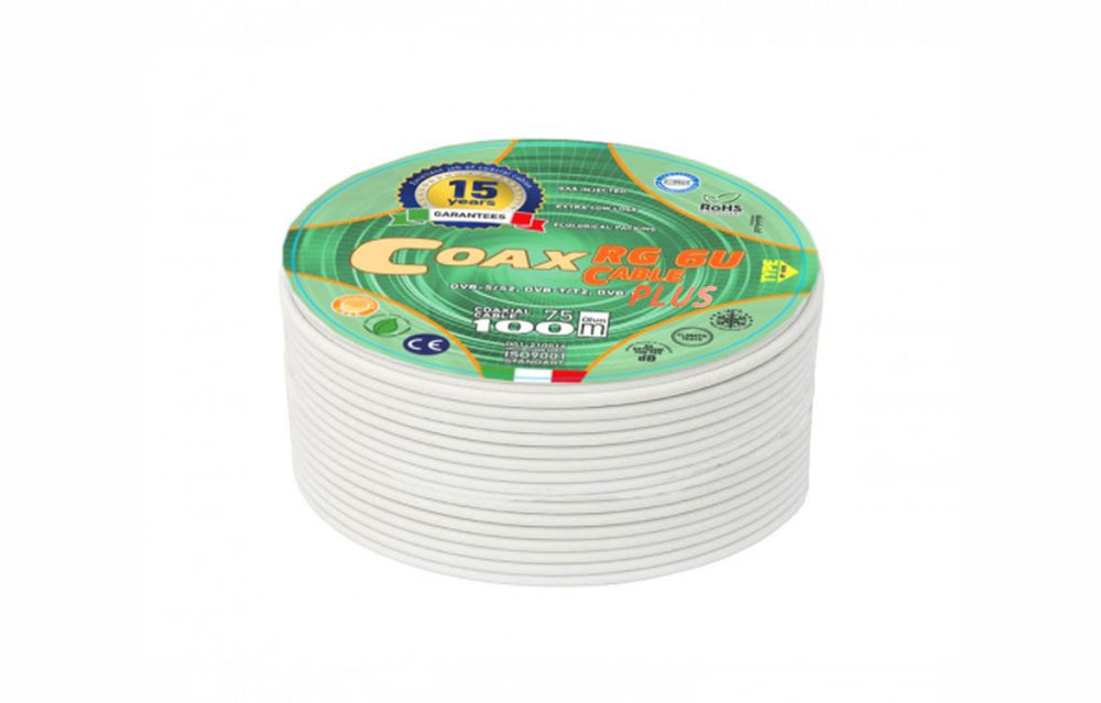 RG 6 U COAX PLUS (4*100m)