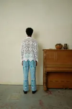 Рубашка Soeurs Вязаная / Milk Crocheted Long Sleeve молочная