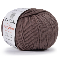 Пряжа Baby Cotton XL 50 г,105м,50%хлопок, 50%акрил (цена за 1 шт)