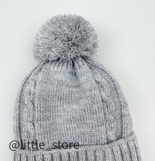 Шапка зимняя "Дино" Серая