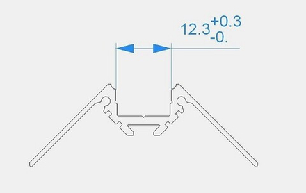 Профиль накладной Deko-Light AV-02-10 970450