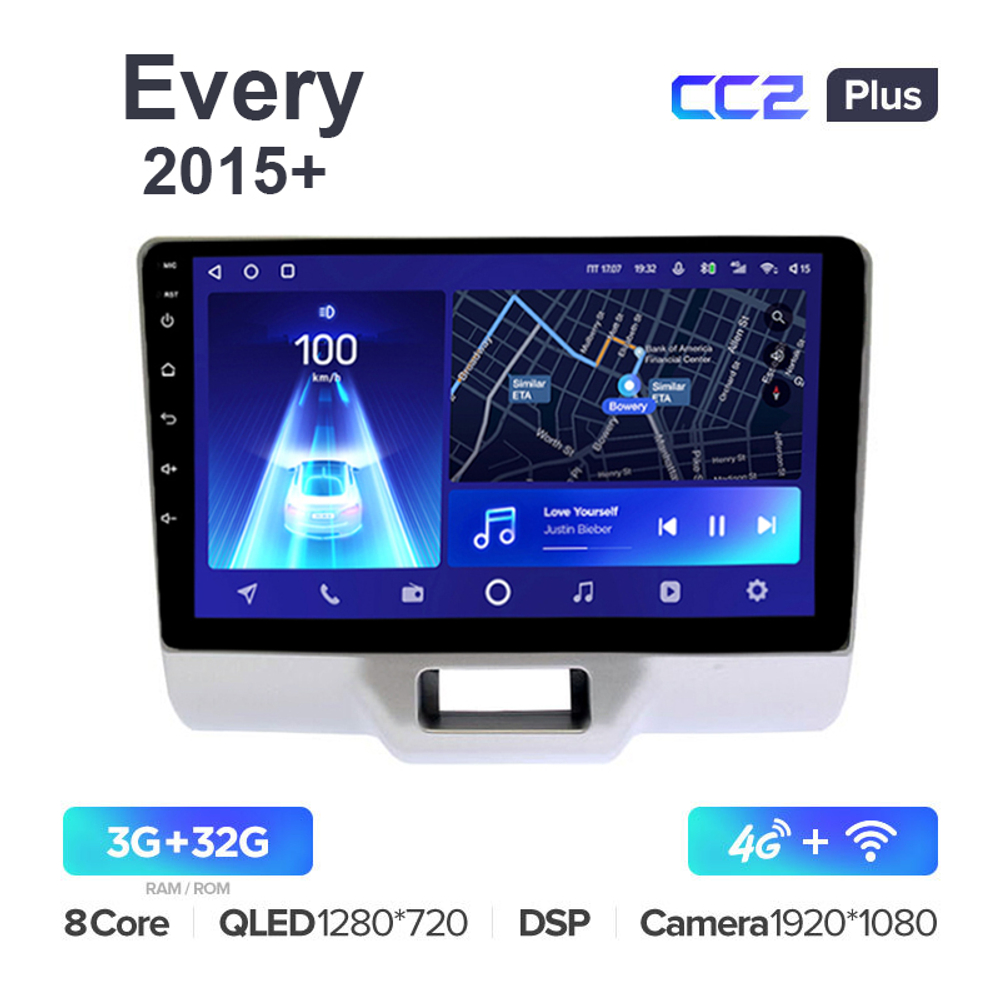 Teyes CC2 Plus 9"для Suzuki Every 2015+