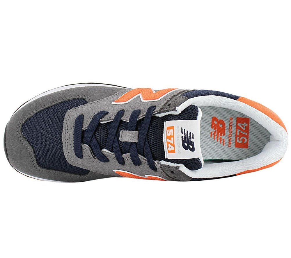 ML574EAF Кроссовки New Balance 574 Grey/Orange Male