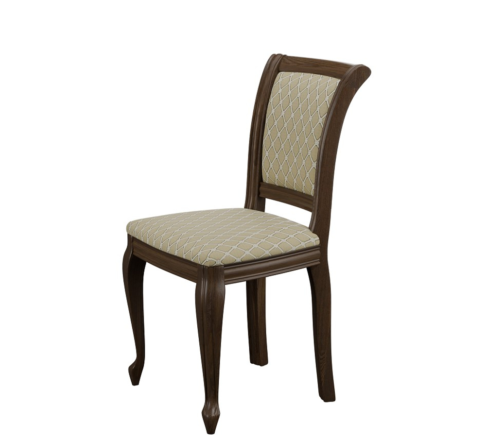 Стул Аврора Кабриоль, Орех тёмный, ткань Призма 37/1