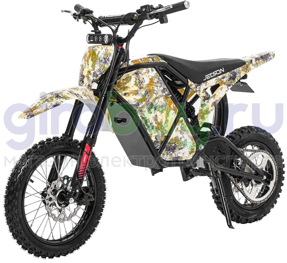 Электропитбайк Jetson MAGNUM 1000W (48V/25Ah) - Хаки фото №1
