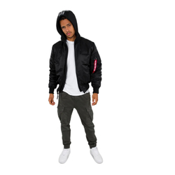 Куртка утепленная мужская ALPHA INDUSTRIES MA-1 ZH Back Print