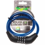 Замок кодовый с тросом, 10*650