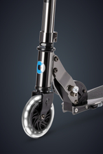 Самокат Micro Sprite LED Неохром черный