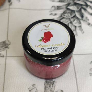 Медовый мусс Северная клюква, 30 гр