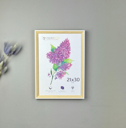 Фоторамка 21х30 см, бежевая, арт. 2130.748244