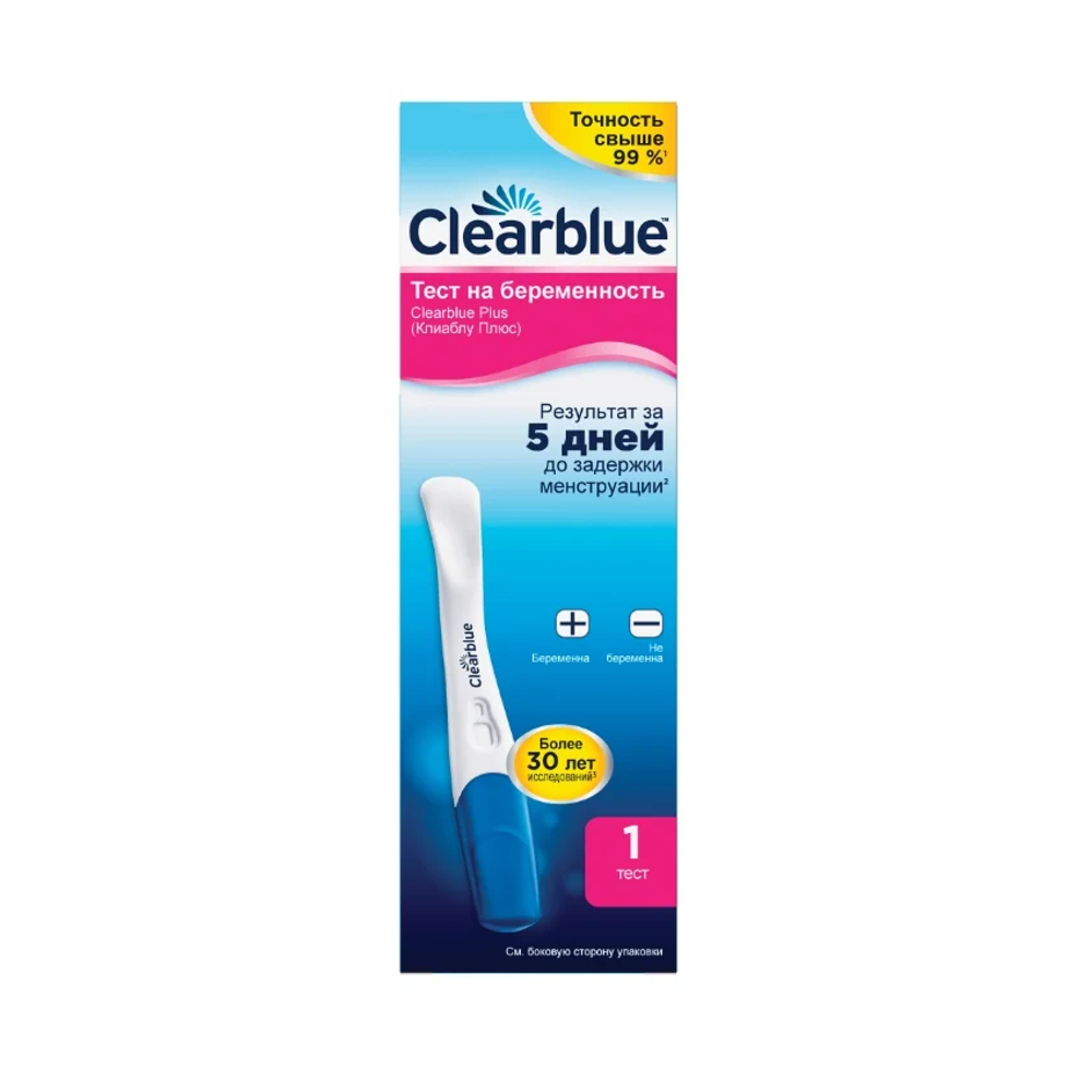 Тест для определения беременности clearblue plus