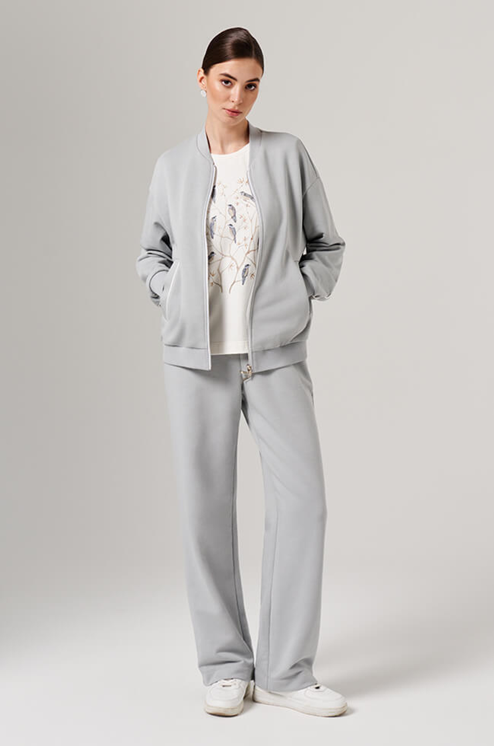 31104 Брюки женские (серый)