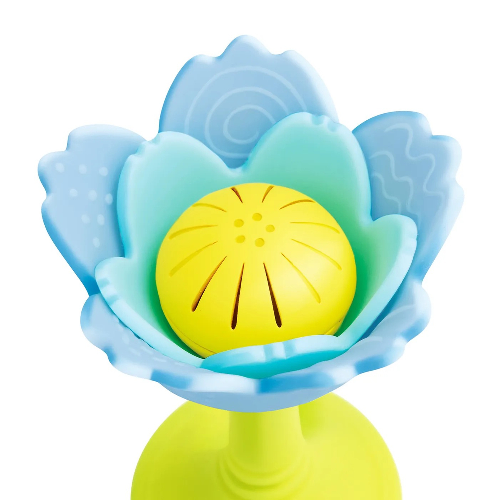 Погремушка "Малышам" Голубой цветок, 3в1