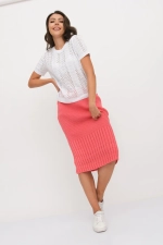 Юбка И 014/коралл