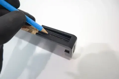 Кондуктор, шаблон разметки центра 16 мм ЛДСП+бонус прямой шаблон