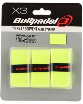 Теннисные намотки Bullpadel Padel Overgrip GB 1705 3P - желтый