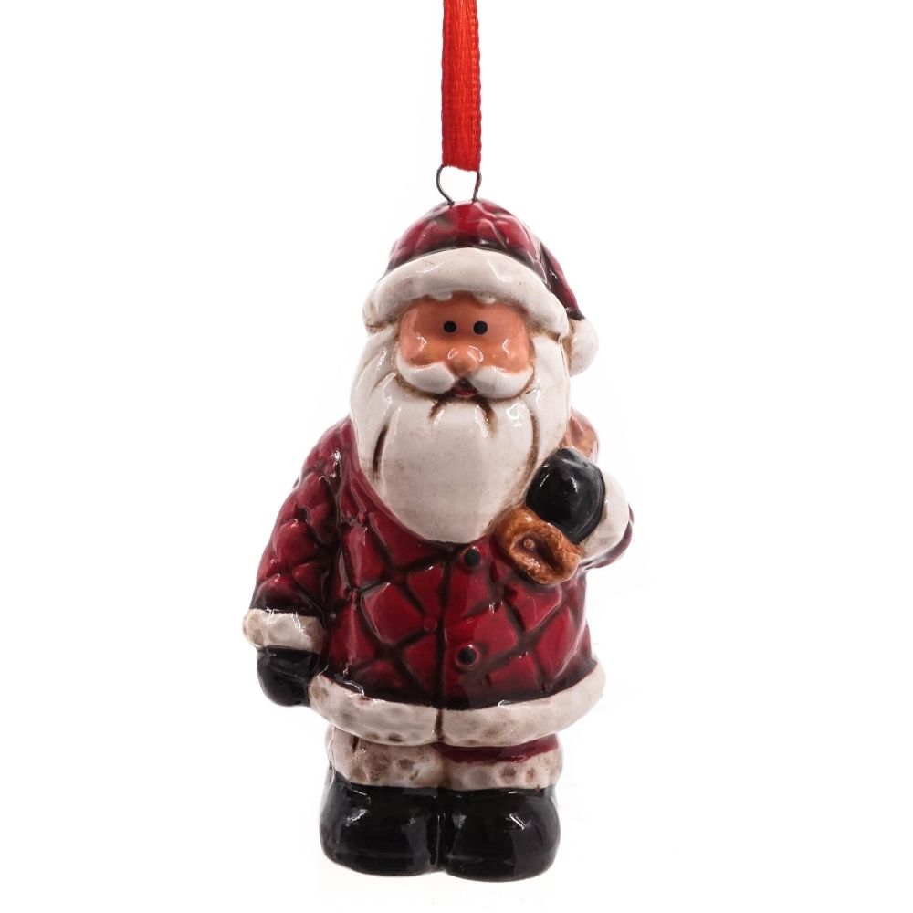 GAEM Украшение новогоднее "Снеговик/Дед Мороз", L5,5 W4 H8,5 см, 6в.