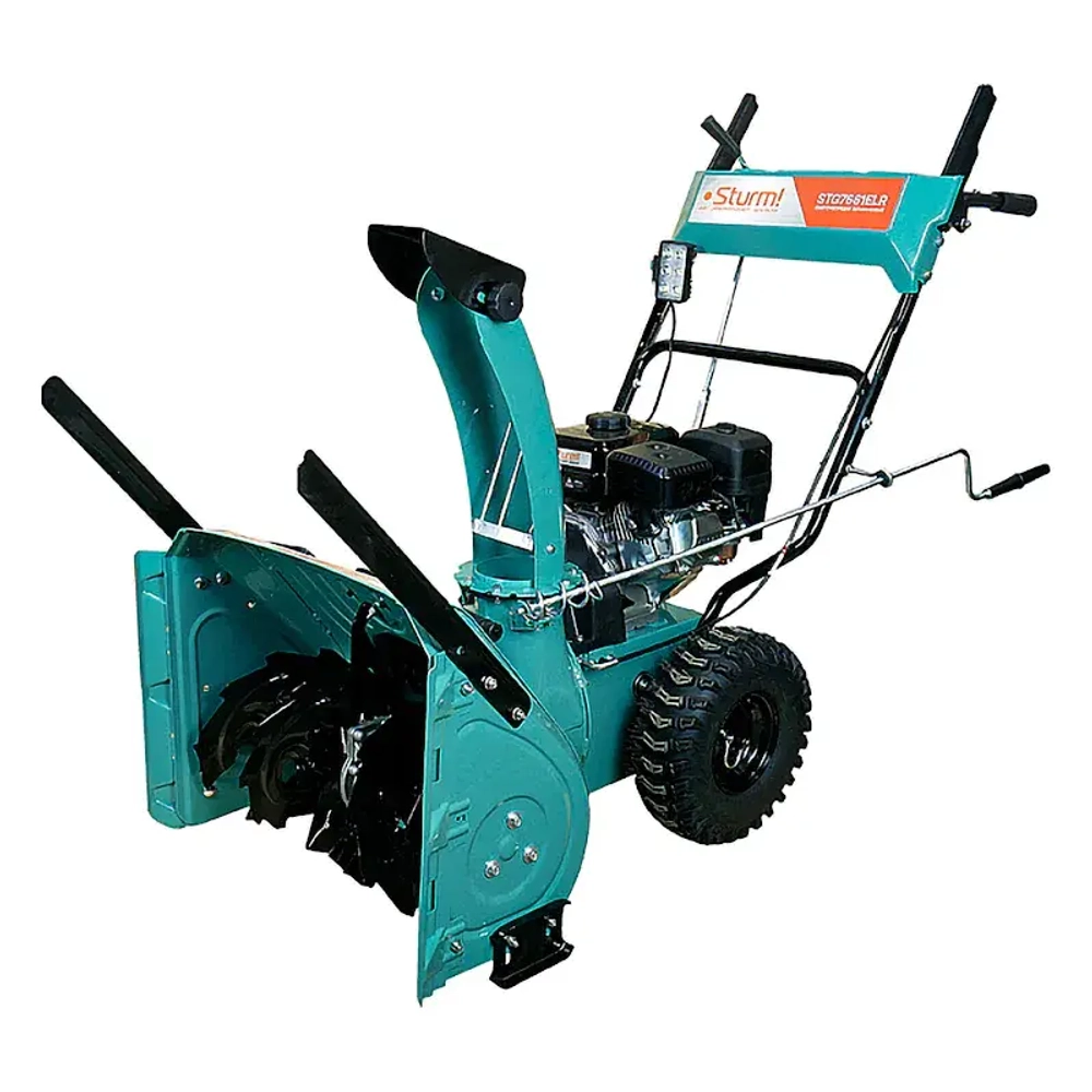 Sturm! STG7661ELR бензиновый снегоуборщик 7 л.с. ковш 61 см, выброс 12 м, 6 вперед/2 назад