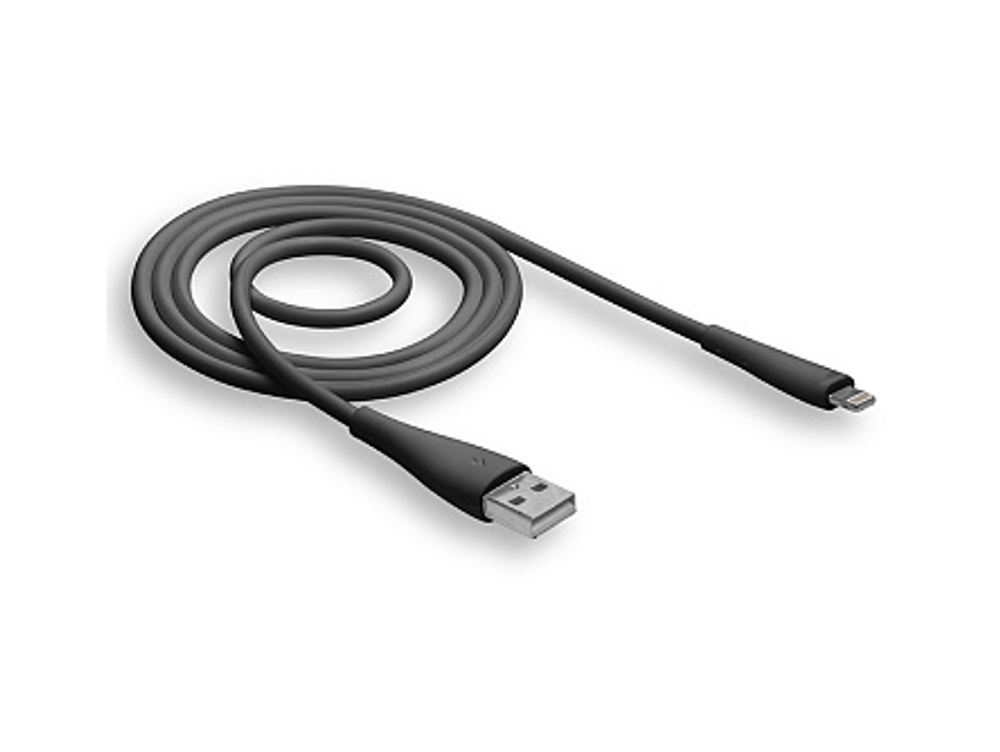 Кабель USB &quot;WALKER&quot; C305 для Apple (2.1А), черный