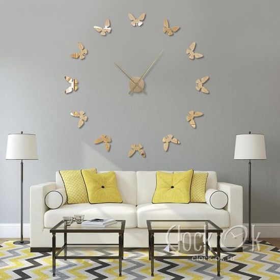 Настенные 3D часы Magic Fly
