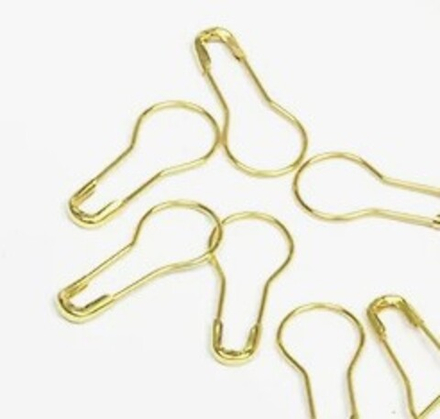 Булавки швейные для этикеток, L 2 см, золото