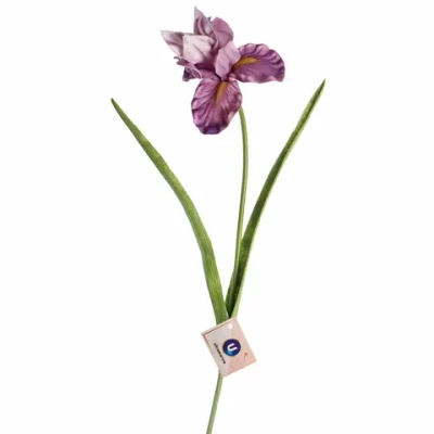 Цветок искусственный «Natur» 60см Ирис сиреневый