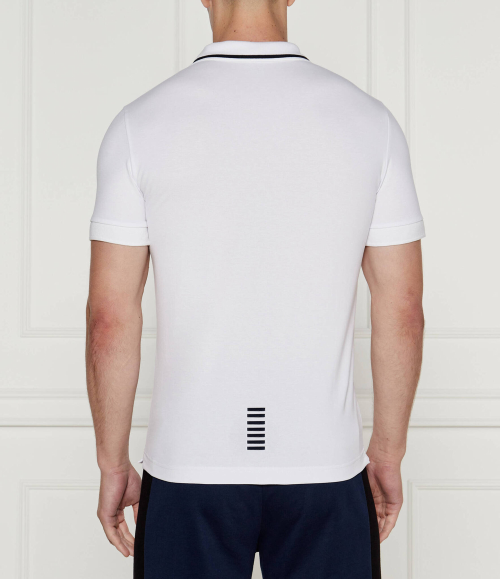 поло EA7 - белый(8NPF06 PJ04Z)