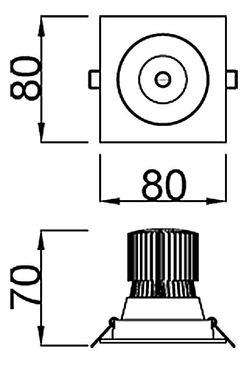 Встраиваемый светильник Mantra Formentera C0079