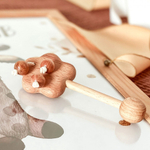 Деревянная погремушка Яблонька Леснушки